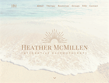 Tablet Screenshot of heathermcmillen.com